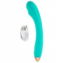 G-Spot Slim Flexible Vibrator - Teal