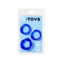 A-TOYS, Ring set, TPE, Blue, O 3,5 / 3/2 cm