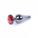 Plug-Jawellery Dark Silver BUTT PLUG- Black