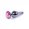 Plug-Jawellery Dark Silver BUTT PLUG- Black