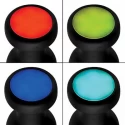 Vibrating LED Light Butt Plug - Medium