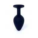 Plug-Jawellery Black Silikon PLUG Medium- Pink Diamond