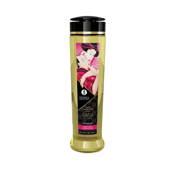 Shunga massage Ãl amour (sweet lotus) 240ml