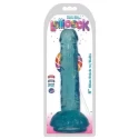 Dildo With Balls 20 CM - Berry Ice