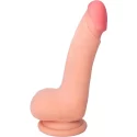 Suction cup based dildo, TPR, 15 cm