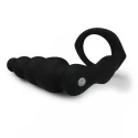 Cock Ring With Ribbed Anal Plug
