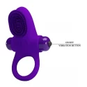 PRETTY LOVE - VIBRANT PENIS RING II Black