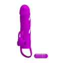 Pretty love 5,5 inch vibrating penis sleeve black