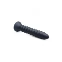 Power screw 10x spiral silicone vibrator