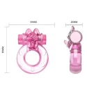 Vibration and condom ring Pink