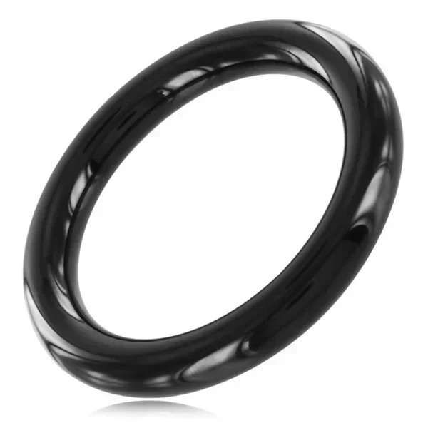 Black line | stainless steel cock ring 8 mm. x 50 mm.