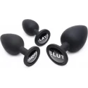 Dirty words silcone anal plug set