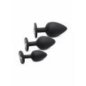 Dirty words silcone anal plug set