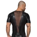 Wetlook Shirt With Powernet Inserts