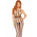 Long halter net dress