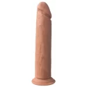 XL Realistic Vibrating Dildo With Suction Cup - Skin Tone