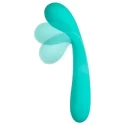 G-Spot Slim Dual Flexible Vibrator - Teal
