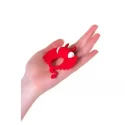 JOS SWEET DEVIL, Penis vibrating ring , silicone, red, 8.5 cm