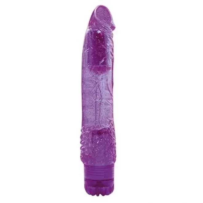 Żelowy wibrator Jammy Jelly Spangly Glitter