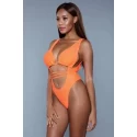 Makayla Monokini - Orange