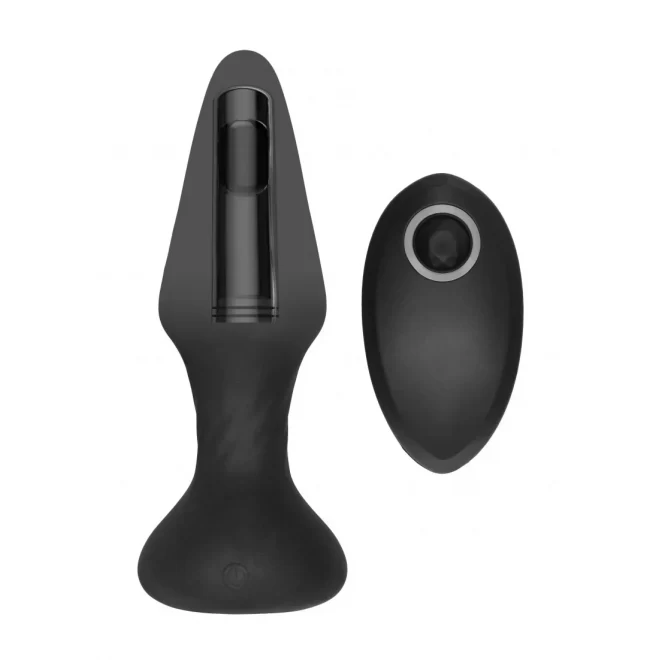 No. 81 - rechargeable remote controlled butt plug