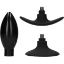 Interchangeable butt plug set - rounded large