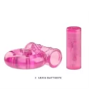 Vibration and condom ring Pink