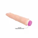 Waves of Pleasure Vibrator , PVC Material, Flesh