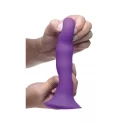 Squeezable wavy dildo