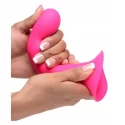 Squeezable wavy dildo