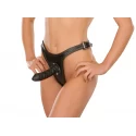 Stringi ze skóry z penisem (3 kolory)