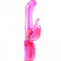 Wibrator-Minx G Tongue Rabbit Vibrator Pink OS