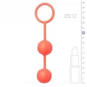 Easytoys Vertical Ribbed Geisha Balls - Pink