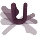 Crescendo Bendable G-Spot Vibrator - Purple