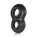 [sil] juicy duo cockring - silicone smoosh - black