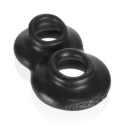 [sil] juicy duo cockring - silicone smoosh - black