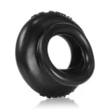 [sil] juicy xl padded cockring - silicone smoosh - black
