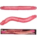 Elastic jelly double dong, pink, 36cm