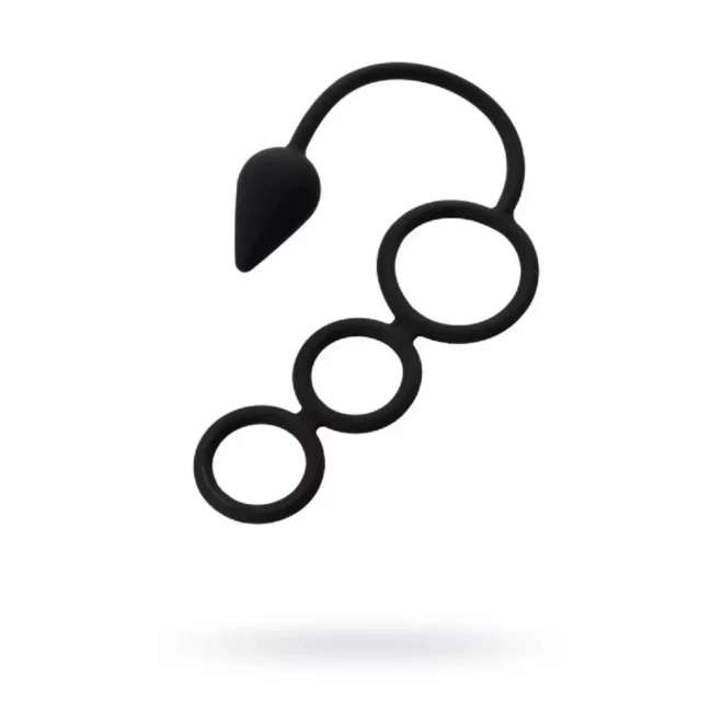 Erotist Butt plug with an erection ring (S)
