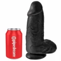 King cock with balls chubby - black