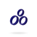 A-TOYS, Penis Cock Ring, Silicone, Purple, O4.5 / 3.8 / 3.2 cm