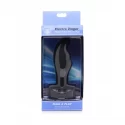 Electro zinger rippled e-stim silicone plug