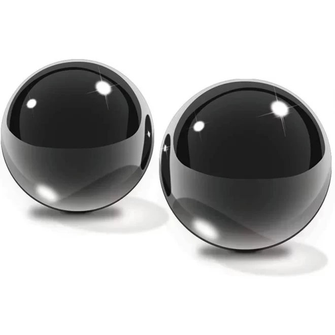 Szklane kulki waginalne Fetish Fantasy Black Glass Ben-Wa-Balls