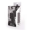 All black - real skin touch masturbator -twink