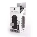 All black - real skin touch masturbator - bumpy