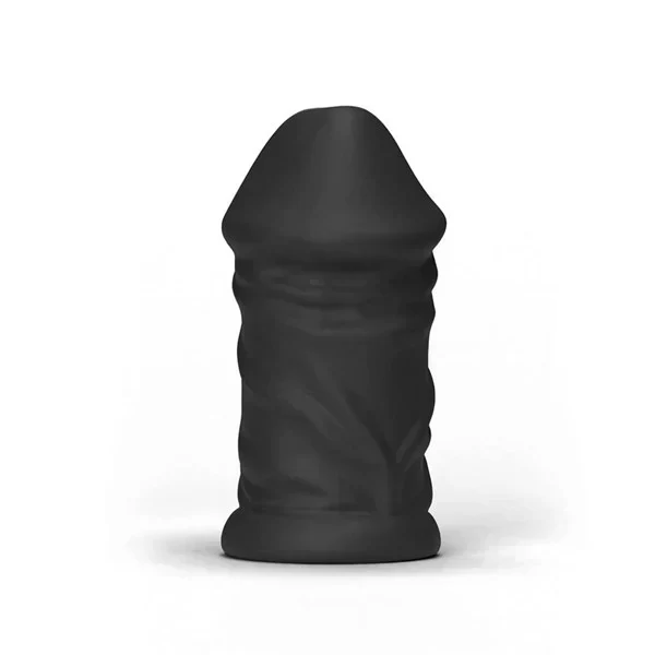 All black - real skin touch masturbator - daddy