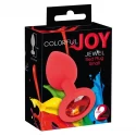 Plug analny z cyrkonią Colorful Joy Jewel