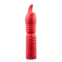 SHOVE UP 8INCH VIBRATING PLUG RED