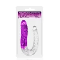 TWO TONE SUPER SIZE DOUBLE DONG PURPLE