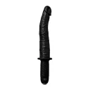 RAMMER 9.5 PVC DUAL MOTORS VIBRATOR BLK